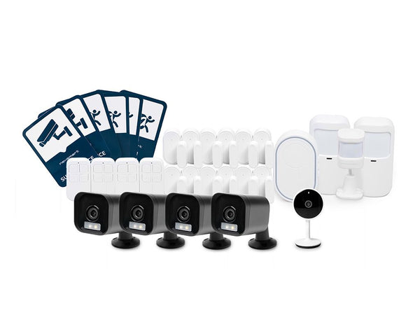 NEXSMART™ GROSSER SMART ALARM PACKUNG MIT KAMERA (100-200M2)