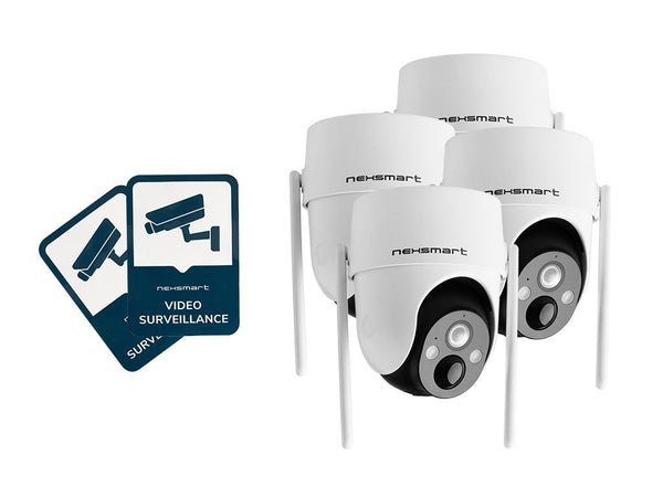 NEXSMART™ PATROL2 - 4 PACKUNG+ÜBERWACHUNGSAUFKLEBER