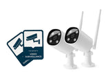 NEXSMART™ VISION5 PLUS 2K HD ÜBERWACHUNGSKAMERA - 2 PACKUNG+ÜBERWACHUNGSAUFKLEBER - 1